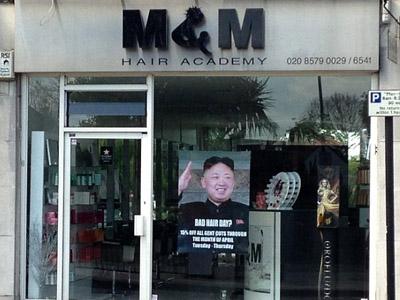 Pasang Poster Kim Jong Un, Pemilik Salon di London Ini Ribut dengan Agen Korea Utara